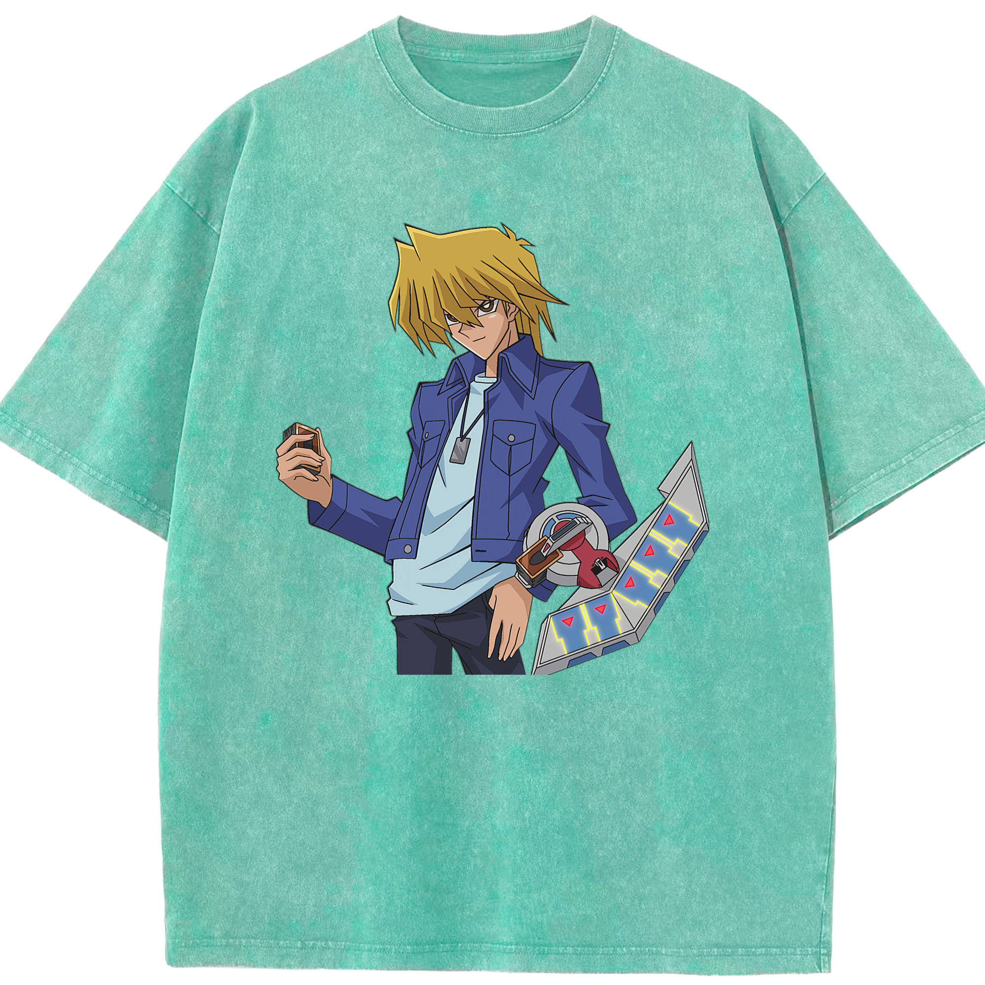 （画像用） 遊☆戯☆王 Yu-Gi-Oh! 綿100% ヴィンテージ風 半袖Tシャツ（フロントプリント）